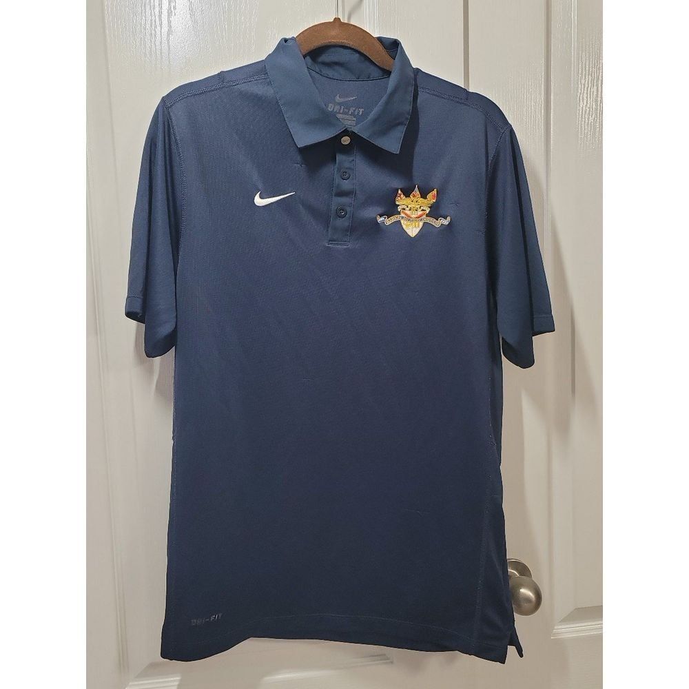 Nike‎ Dri Fit Polo Marion Military Institute 2 Shirts size Small